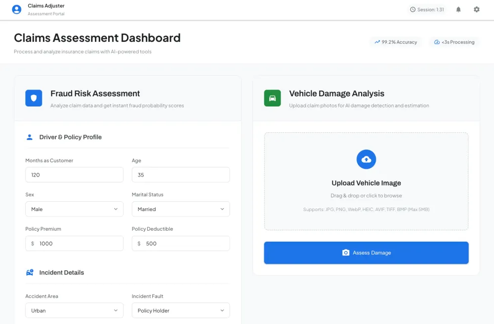 InsureTech 360 Dashboard